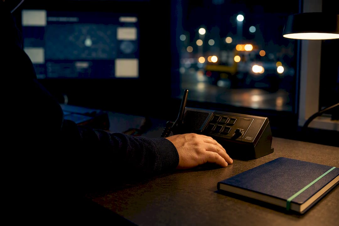 Live vehicle tracker monitoring operations room