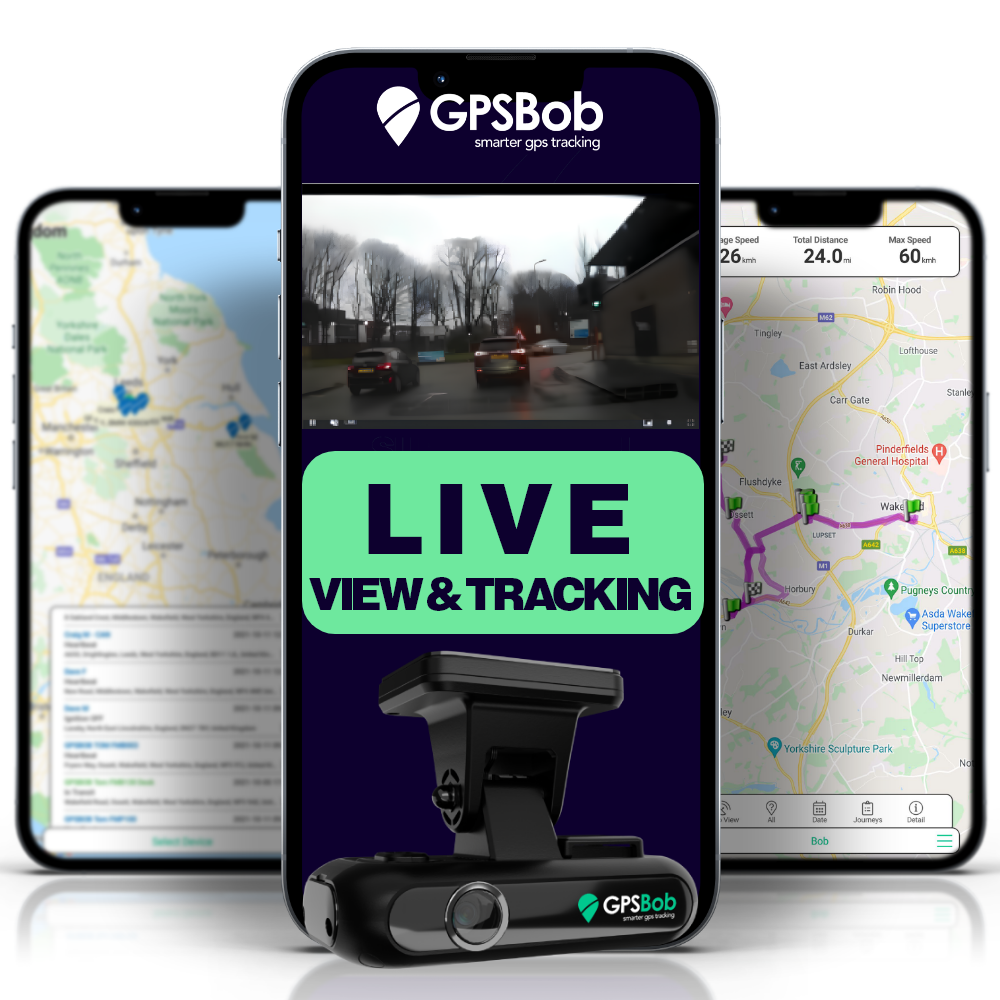4G Dashcam including Remote Live View and Tracking - GPSBob