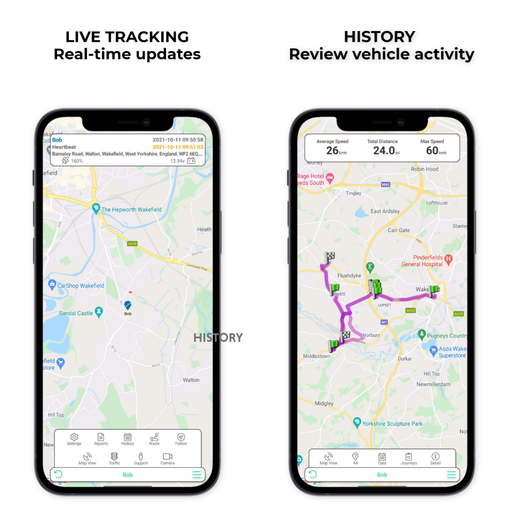 5 Year Two-wire 4G GPS Vehicle Tracker TikTok - GPSBob