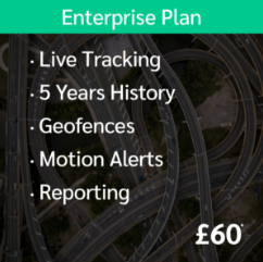 All GPS tracker devices include our Home Plan GPS tracking app and software free. You can upgrade to our Professional or Enterprise plans below.