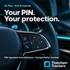 S5 Plus • EVs & hybrids — Your PIN. Your protection. — PIN-operated immobilisation • Compatibility checked